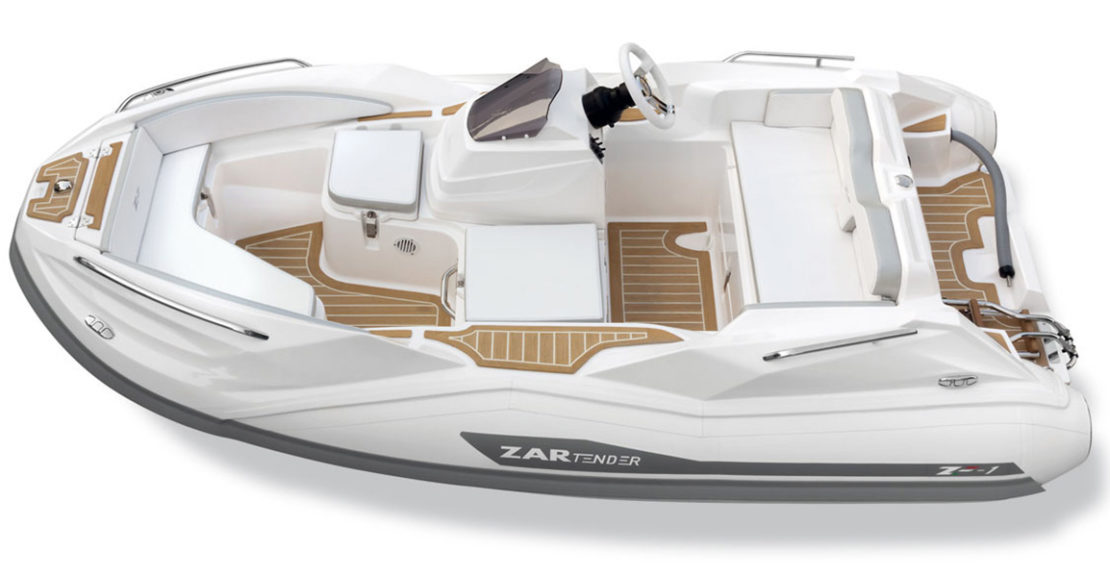 Capitaine Plaisance concessionnaire-vente Annexe bateau yacht Zar Tender ZF1 hord bord